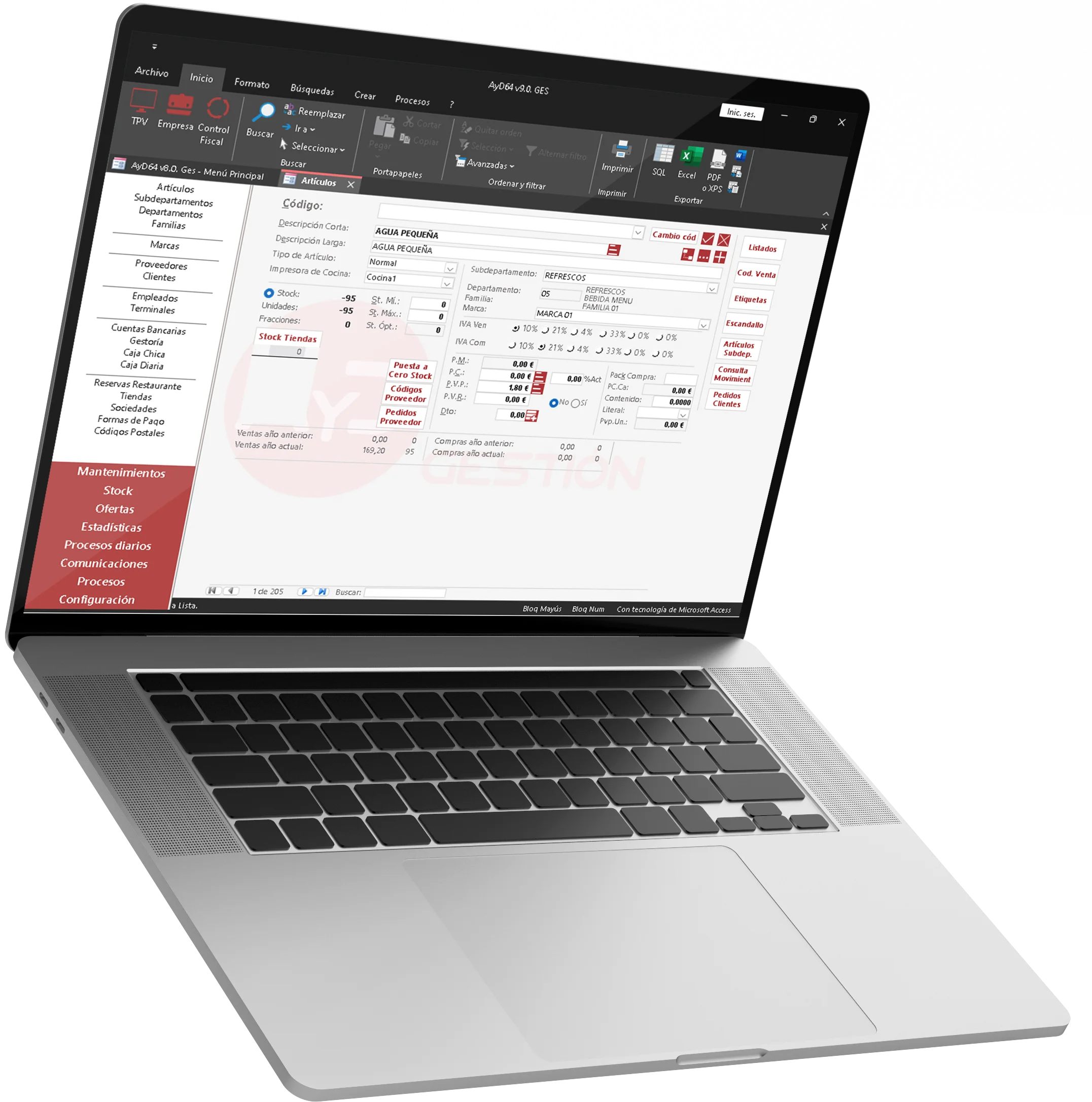 AyD GES Software Interfaz
